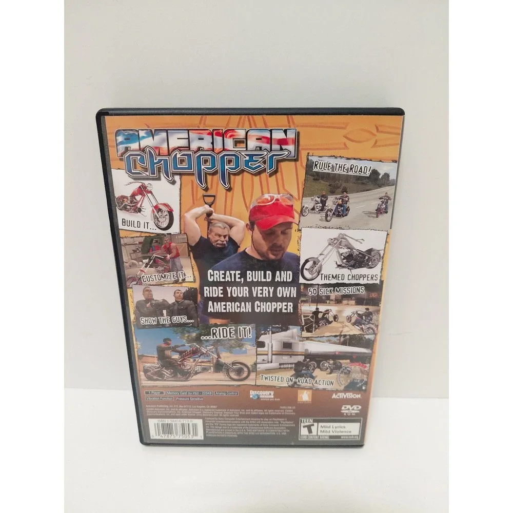 American Chopper PlayStation 2 PS2 Game‎ CIB Activision Discovery Channel 2004